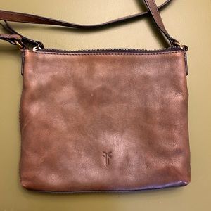 Frye “Carson Crossbody” cognac purse